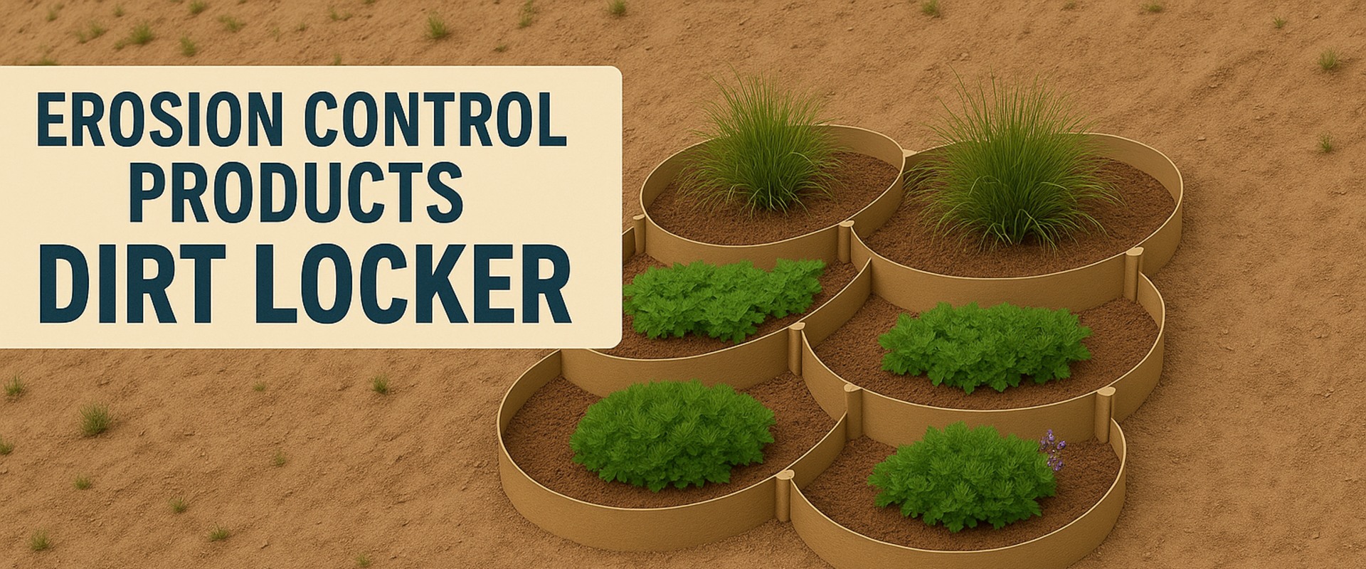 Erosion Control Products - Dirt Locker®: The Sustainable, DIY Solution Transforming Erosion Control